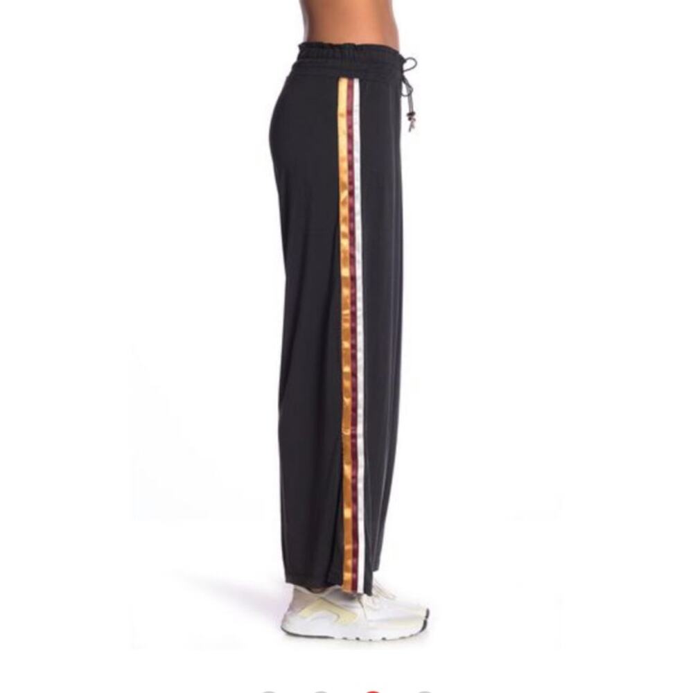 New Avec Les Filles Track Pants in Black Combo Women's Size S